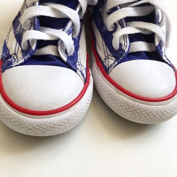 Converse chuck taylor American flag Stars and Stripes sneakers VGUC  size 9 - Picture 5 of 9